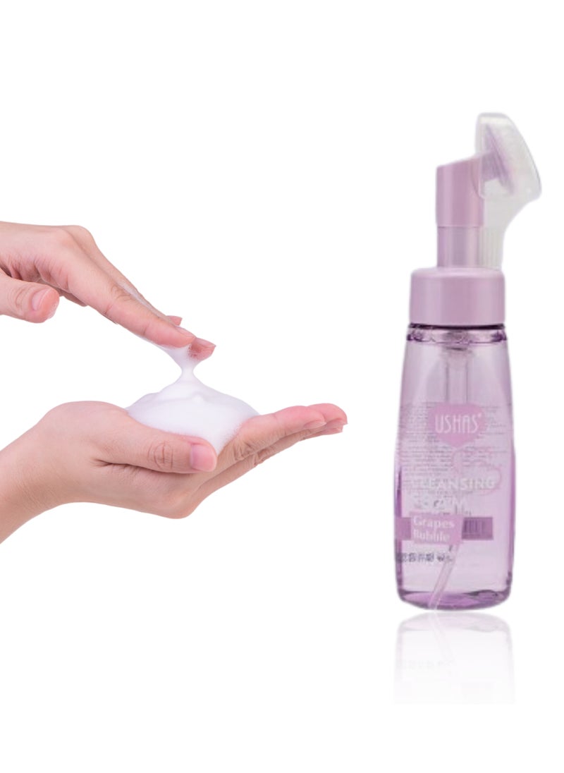 Facial cleansing foam grabe bubble