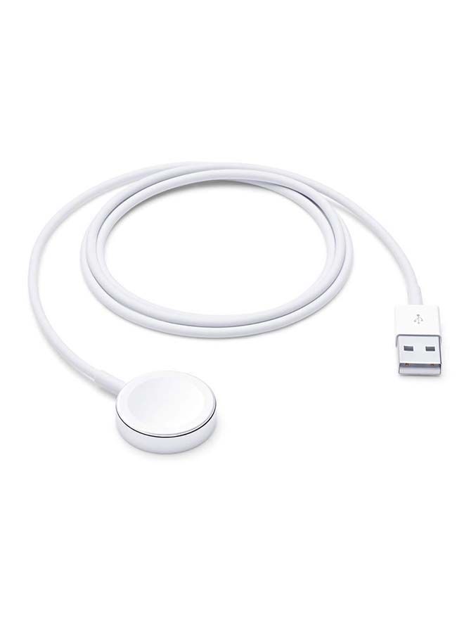 NIBEMINENT USB-C Magnetic Charger For Apple Watch White  - Image 1