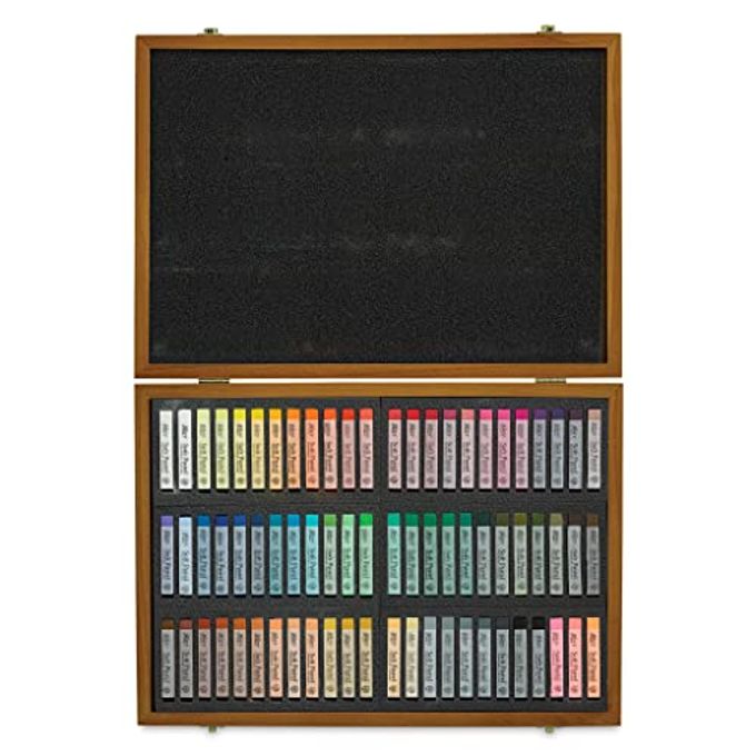 Mungyo Gallery Artists' Soft Oil Pastels Wood Box Set Of 72 Assorted Colors(Mopv-72W) - Image 4