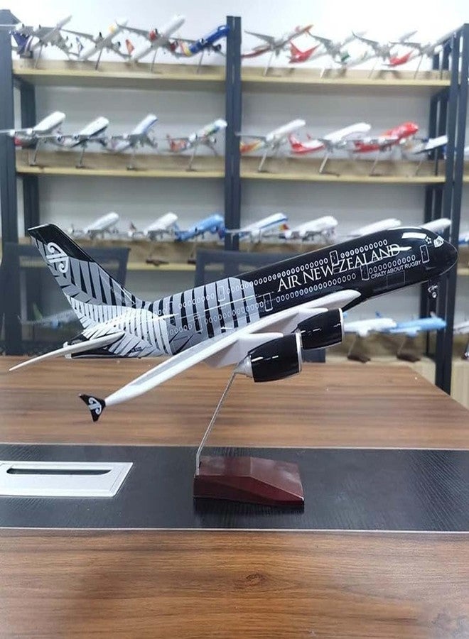 Breatoi! Diecast Aeroplane Display Model with Light : (A380 Newzealand Airlines) - Image 4