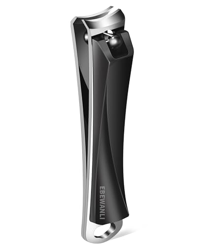 EBEWANLI Large Nail Clippers, 15mm Ultra Wide Toenail Clippers for Thick Toenails, Stainless Steel Fingernail Clipper Built in Nail File, Curved Blade Toe Nail Cutter Trimmer for Men or Women - Image 1