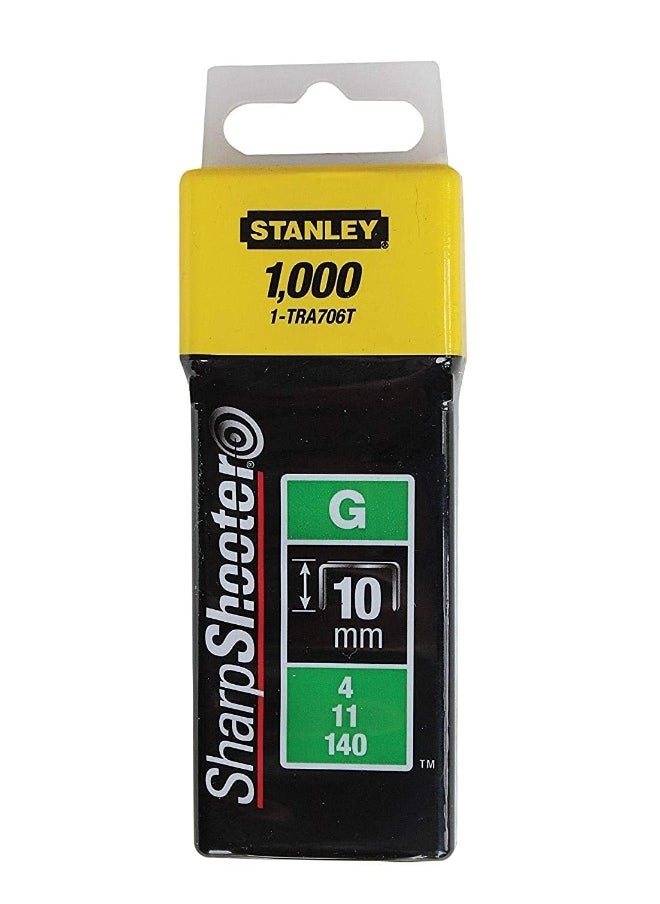Stanley Stanley Heavy Duty Staples, 10 mm, Type G 