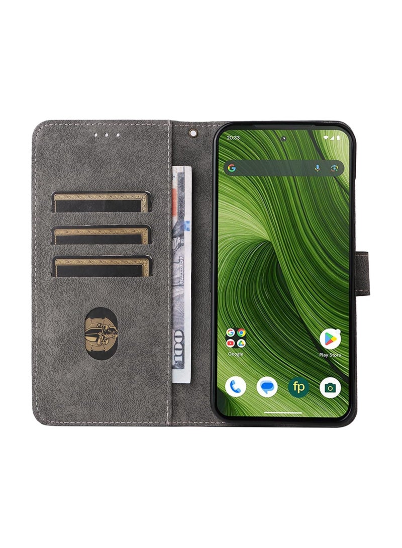 عام غلاف Fairphone 6 الواقي بطريقة المحفظة مع حامل بطاقات ائتمان ودرع حجب RFID، غلاف واقي من الجلد الصناعي بطريقة الفليب - Image 4