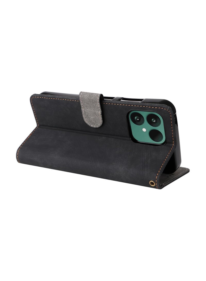 عام غلاف Fairphone 6 الواقي بطريقة المحفظة مع حامل بطاقات ائتمان ودرع حجب RFID، غلاف واقي من الجلد الصناعي بطريقة الفليب - Image 3