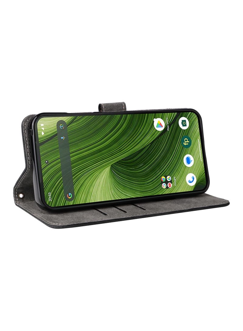 عام غلاف Fairphone 6 الواقي بطريقة المحفظة مع حامل بطاقات ائتمان ودرع حجب RFID، غلاف واقي من الجلد الصناعي بطريقة الفليب - Image 2