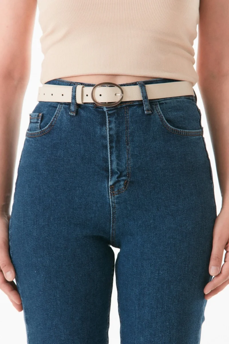 FullaModa Oval Buckle Belt