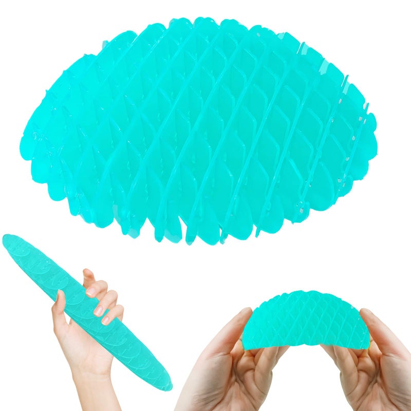 oyeftp Fidget Toy 3D Printing Elastic Fidget Toys for Adults Teens Squeeze Sensory Toys for Teens with Autism Autism Sensory Product Stress Relief Toy AdultsGreen - Image 3