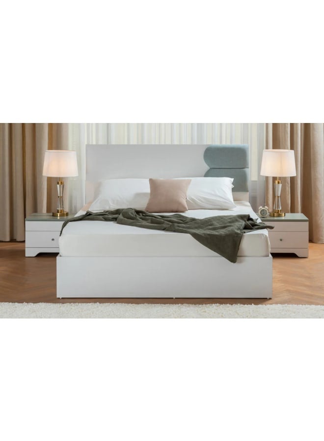 قباني فرنتشر غرفة نوم المدينة MDF بيضاء - Image 2