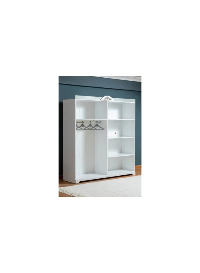 قباني فرنتشر غرفة نوم المدينة MDF بيضاء - Image 3