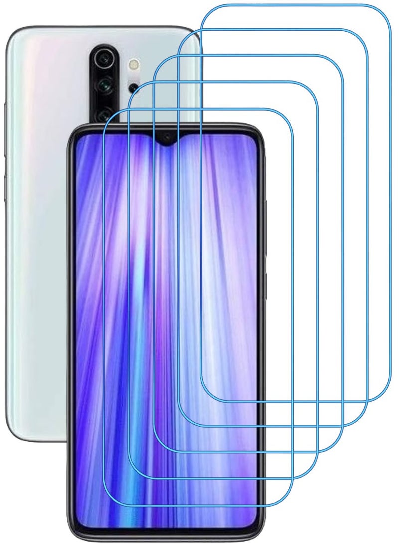 أكاليكس 5 قطع، حماية شاشة،  لهاتف شاومي  ريدمي نوت 8 برو ، جودة ممتازة. - Image 1