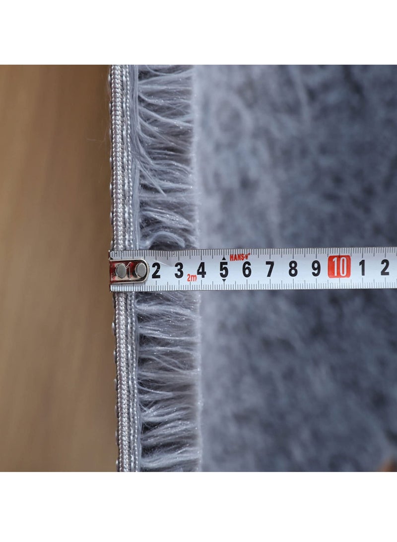 كي واي دي سجاد ناعمة وسجاد منفوخة وسجاد ملونة بتقنية التعادل لغرفة المعيشة وغرفة النوم وغرفة الحضانة وديكور المنزل سجاد غير قابل للانزلاق قابل للغسل في الغسالة سجادة ديكورية 160x100 سم - Image 2