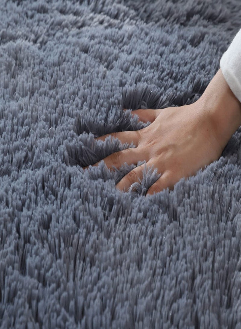 كي واي دي سجاد ناعمة وسجاد منفوخة وسجاد ملونة بتقنية التعادل لغرفة المعيشة وغرفة النوم وغرفة الحضانة وديكور المنزل سجاد غير قابل للانزلاق قابل للغسل في الغسالة سجادة ديكورية 160x100 سم - Image 5