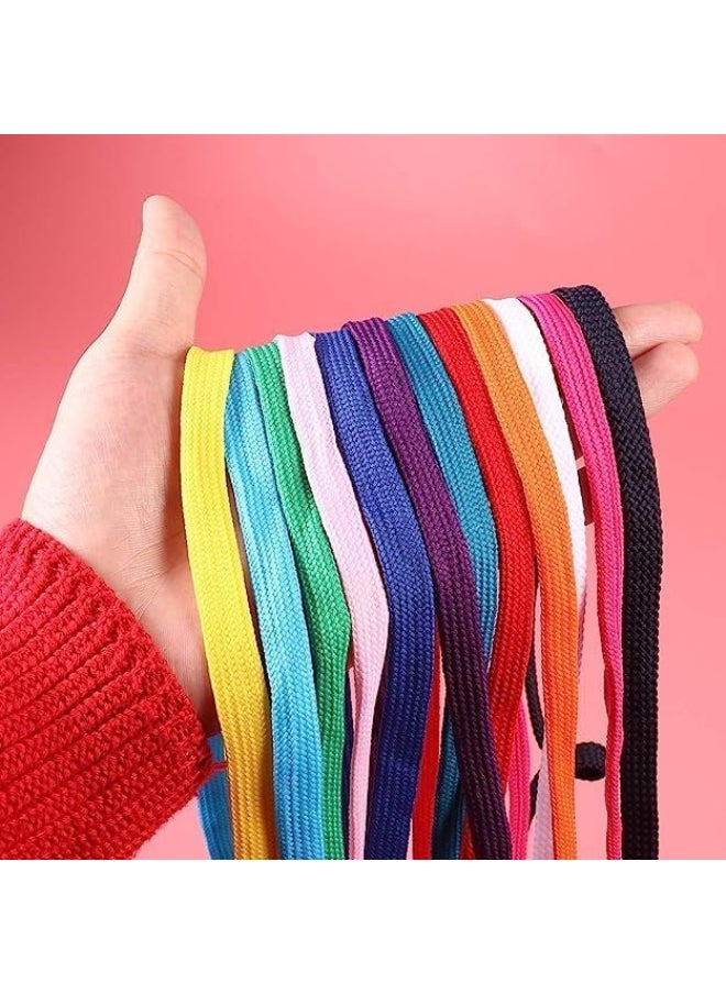 ECVV - ECVV 90CM Flat Coloured Athletic Shoe Laces for Sports Shoes Boots Sneakers Skates Fits All Adult and Kids - Image 1