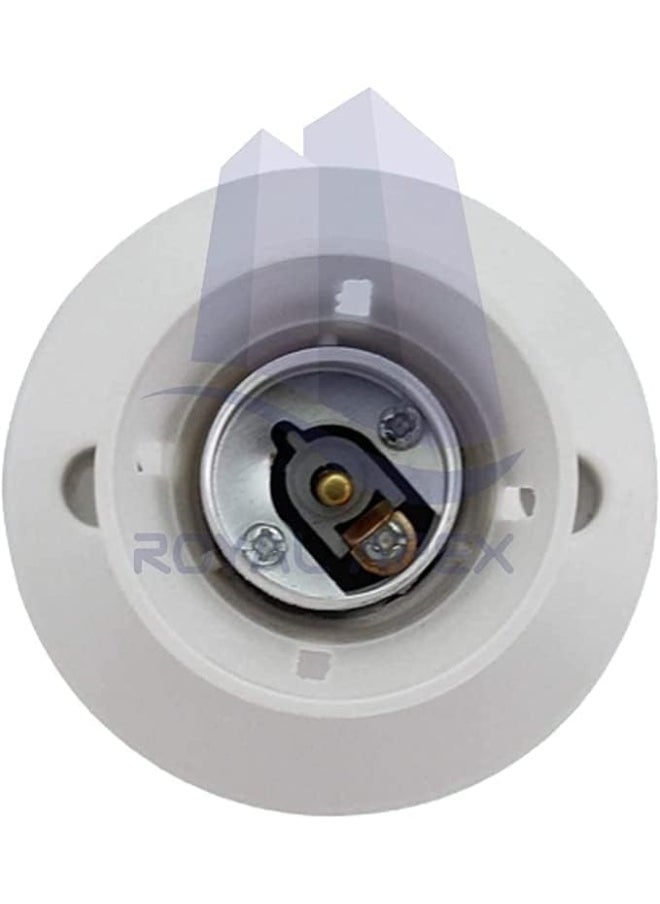 melfi Melfi Melfiâ„¢ E27 Batten Lamp Holder - Batten Base Screw Light Bulb Socket Holder  - Image 3