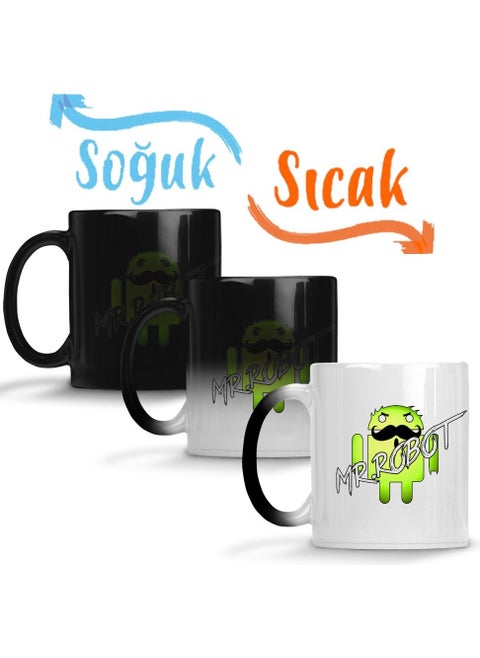 Print Shop Mr Robot 02 Magic Mug Porcelain