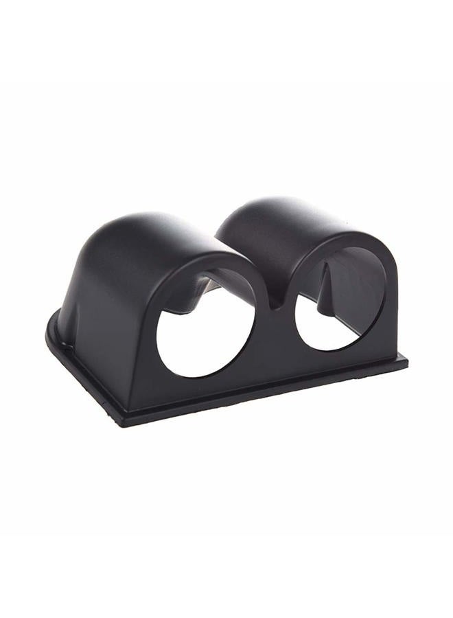 Etopars Black 2" 52mm Universal Dual Hole Dash Dashboard Car Gauge Pod Mount Holder ABS - Image 1