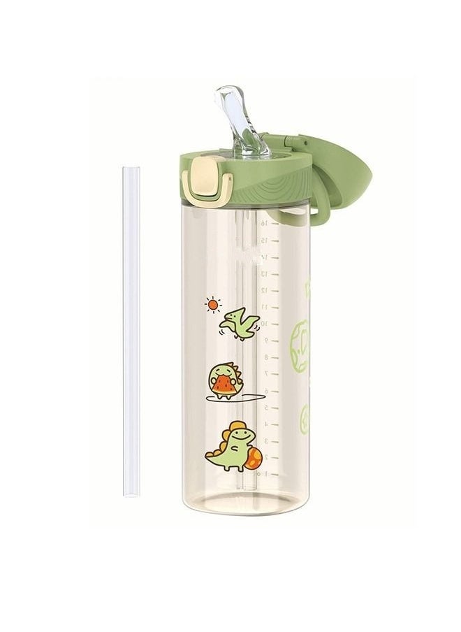 MIXDE - PPSU Leak Proof Kids Water Bottle With Straw Sport Sippy Cup Free of BPA for Kids Fitness Gym Office Outdoor Sports and Exercise - Image 1