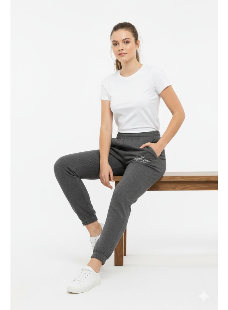 OCEAN COLLECTION Women’s Jogger Sweatpants – Myrtle Beach Print | Comfort Fit | Side Pockets | Casual Lounge & Sports Wear - Image 3