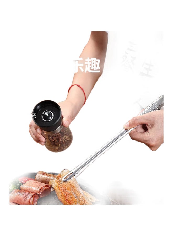 Dipple Dipu'Er 304 Stainless Steel Meat Tongs, Steak Tongs, Korean-Style Barbecue Tongs, Household Food Tongs, Kitchen Food Tongs - Image 3