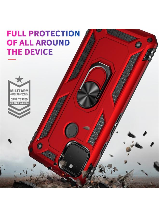 erorex Case For Google Pixel 5 XL Shockproof TPU + PC Protective Case with 360 Degree Rotating Holder - Image 4