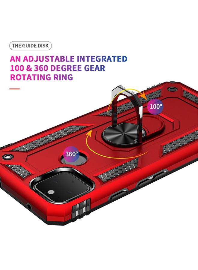 erorex Case For Google Pixel 5 XL Shockproof TPU + PC Protective Case with 360 Degree Rotating Holder - Image 3