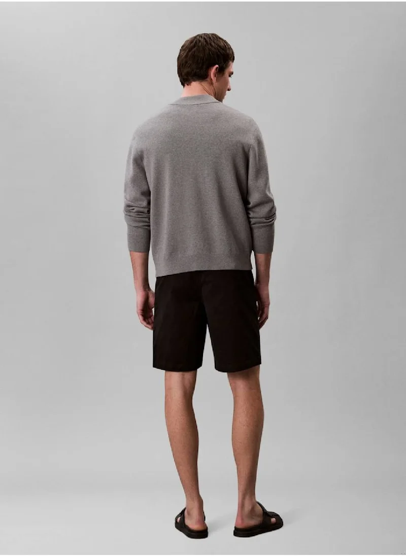Calvin Klein Jeans Men's Soft Twill Chino Shorts - Cotton, Black