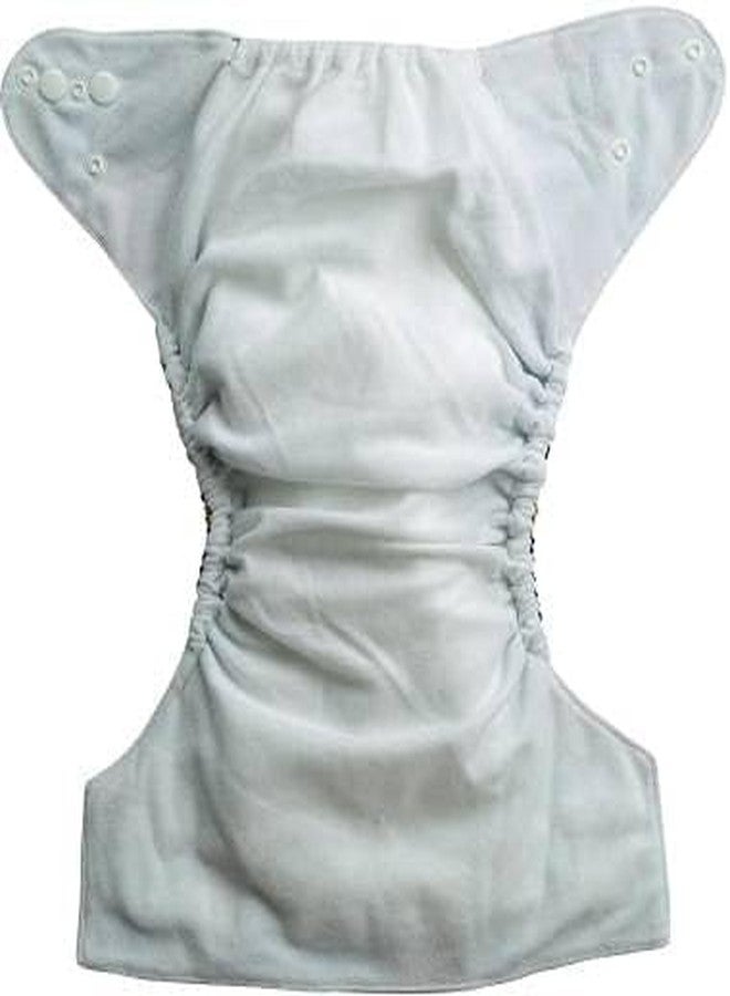 Miracle Moms Reusable Cotton Cloth Diaper Set Adjustable 3 Baby Diapers with 3 Black Inserts & Peach Color Feeding Bib | Washable & Eco-Friendly (Multicolor) (Combo of 7) - Image 2