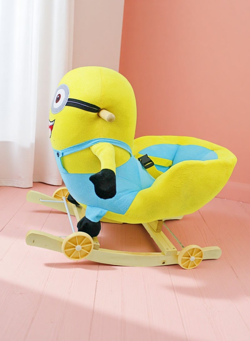 EASY FUTURE Rocking ME2 Ride-On with Wheels Plush 2-in-1 Rocker & Slider Toy for Kids and Toddlers - Image 1