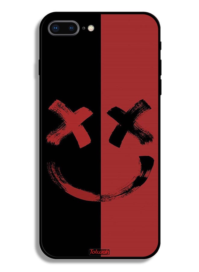 Tolwak Apple iPhone 7 Plus Protective Case Marshmallow Art Pattern - Image 2