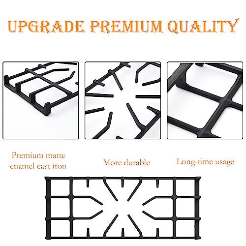 atgestore Upgraded 807412601 Grate Replacement for Frigidaire Stove Parts 20 x 7.9 IN Cast Iron Surface Burner Grate Frigidaire Gas Range Cooktop Parts Center Grate Stove Top Grate Cookware Accessories - Image 5