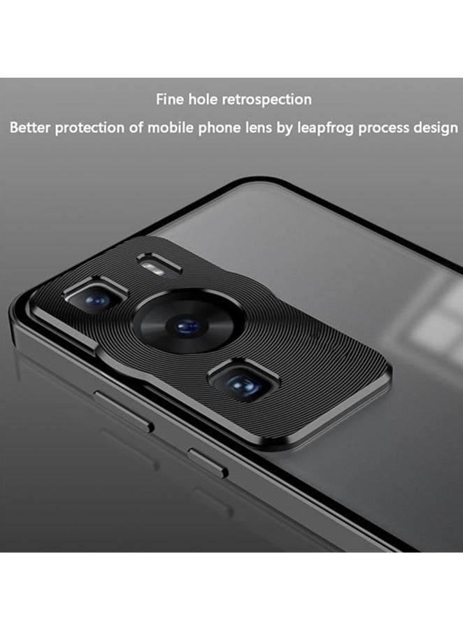 general Ultra-thin case for Huawei P60/P60 Pro, metal frame case with safety lock, magnetic and shockproof lens screen protector - Image 5