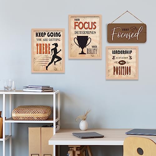 walllane - Motivational Quotes Frame and Wall Hanging for Wall Decor - Frames for Wall Decoration - Wall Poster with Frame - Wall Frames for Home Decor (11 inch x 14 inch) set of 4 cate-004 - Image 5