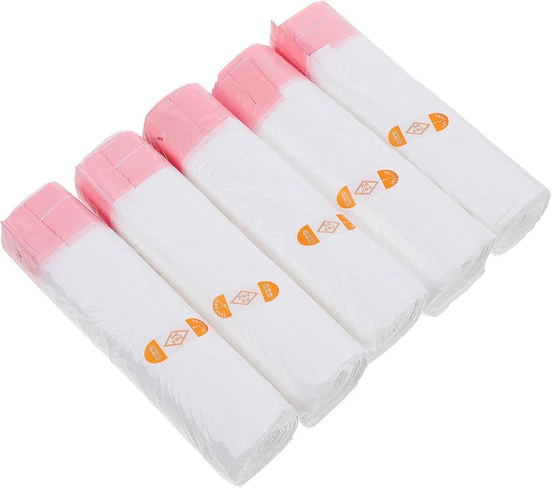 Healeved Thickened Drawstring Trash Bags 45x50 Inches 5pcs Portable Garbage Bags for Home Use with Tie Closure Kitchen and Household Sanitary Waste Liners - Image 1