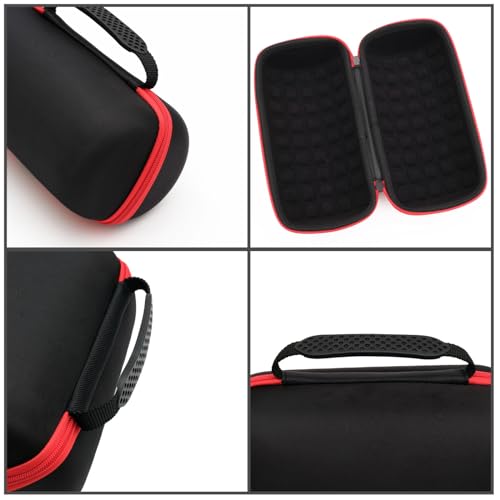 Techzere EVA Case Compatible with Pulse 5 Bluetooth Speaker, Black & Red - Image 5