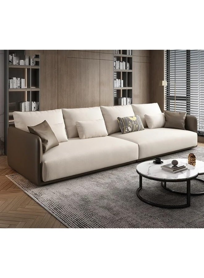 Generic Italian Simple 5 Seater Sofa Set For Modern living Rooms Small Family  - Image 1