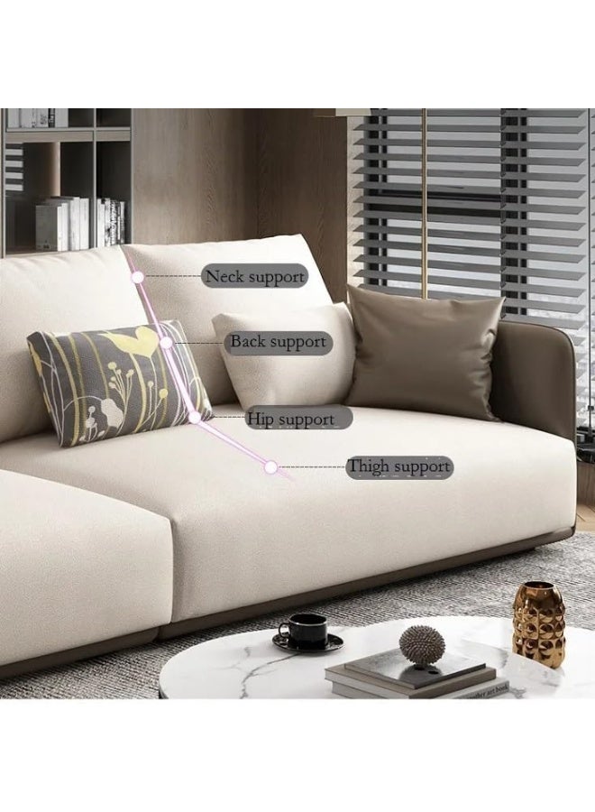 Generic Italian Simple 5 Seater Sofa Set For Modern living Rooms Small Family  - Image 3