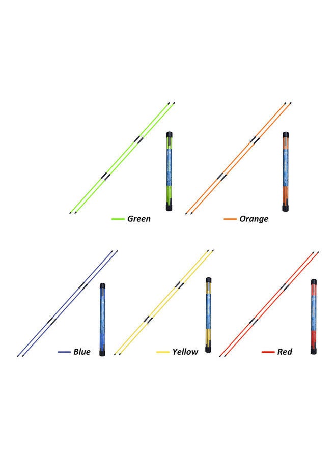 NIBEMINENT - 2-Piece Folding Golf Alignment Sticks Blue - Image 1