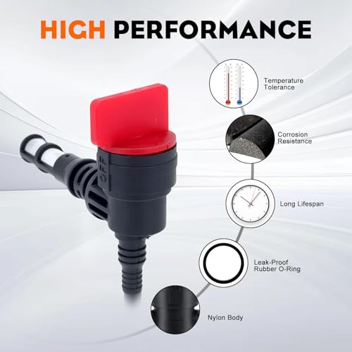 Hipa 192980GS Fuel Shut Off Valve Fuel Filter for 78299GS 80270GS Kohler 25 462 03-S Craftsman Snapper Troy-Bilt Portable Generator CH11 CH12.5 CH13 CH14 CH15 CH410 CH430 CH450 CH5 CH6 CV460 - Image 4