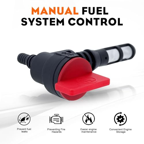 Hipa 192980GS Fuel Shut Off Valve Fuel Filter for 78299GS 80270GS Kohler 25 462 03-S Craftsman Snapper Troy-Bilt Portable Generator CH11 CH12.5 CH13 CH14 CH15 CH410 CH430 CH450 CH5 CH6 CV460 - Image 3