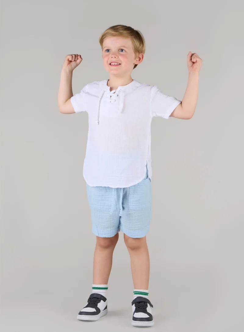 Just Nature Kids String Crew Neck Vibrant