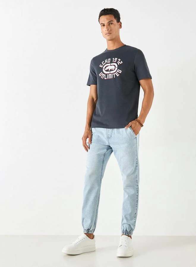 Ecko Unltd. Ecko Unltd Typographic Print Crew Neck T-shirt