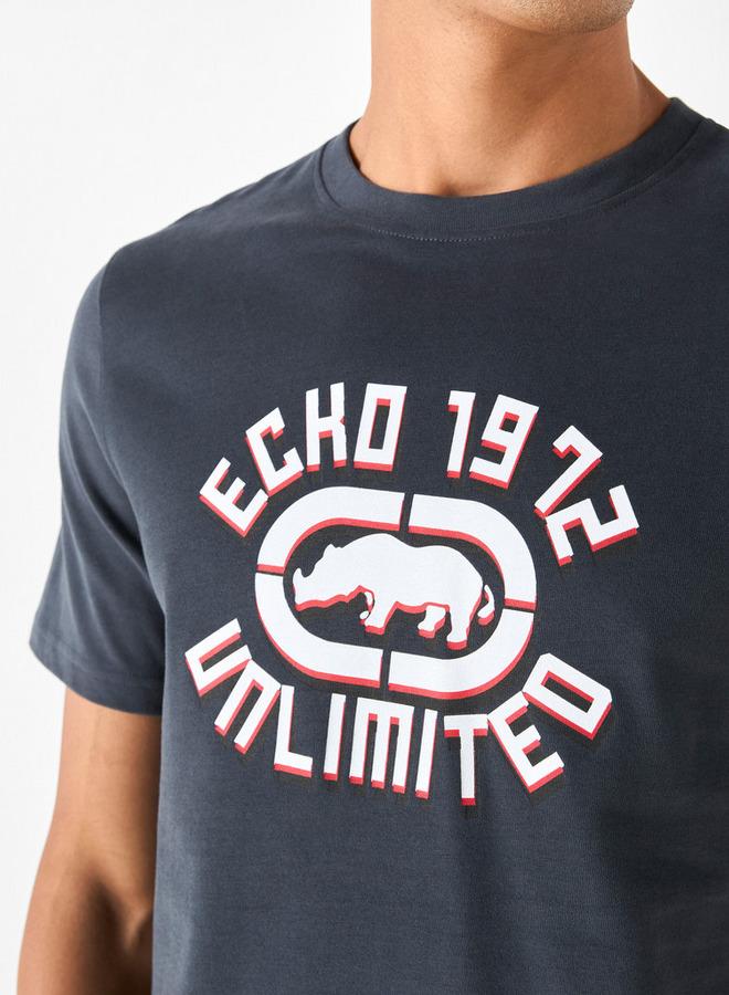 Ecko Unltd. Ecko Unltd Typographic Print Crew Neck T-shirt - Image 4