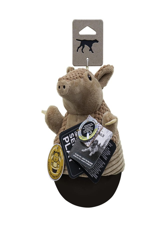 Tall Tails Interactive Wobbling Weighted Base Plush Dog Toy - Active Dog Toy That Plays Back!, Armadillo - Image 5