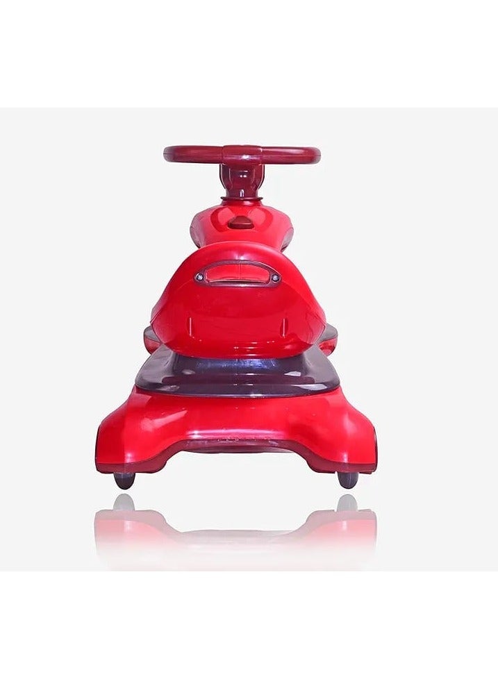 Baby Swing Car for Kids – Twisting Magic Ride-On Car with Music & LED Lights | No Battery, No Pedals | Smooth & Safe Ride for Toddlers & Children (1–7 Years) - Image 4