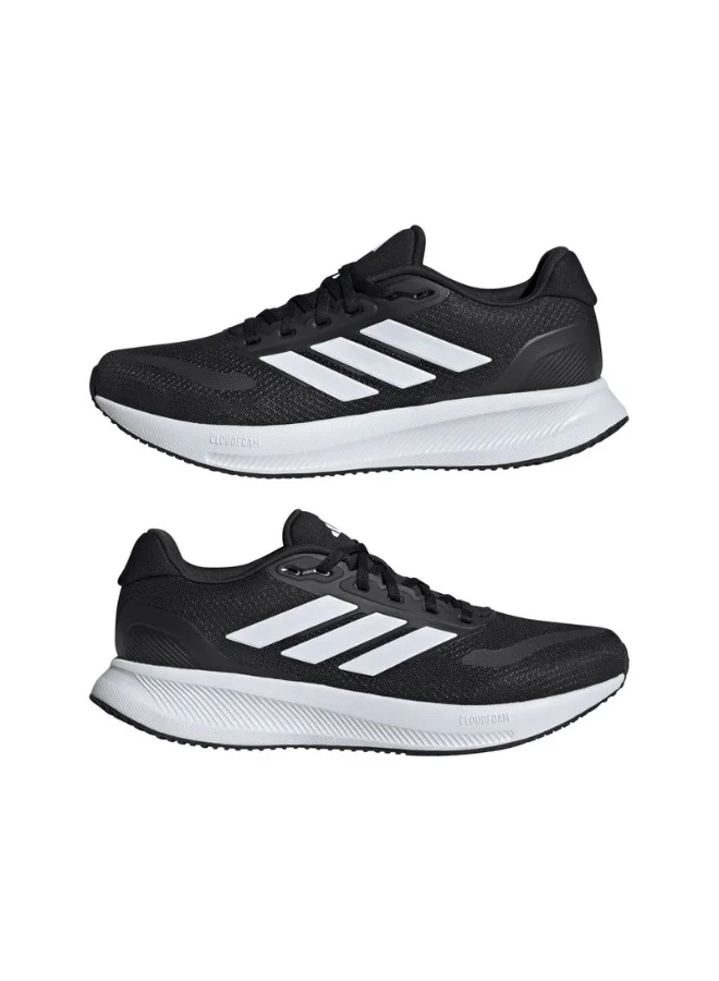 Adidas Adidas Runfalcon 5 Black Running Shoes For Men 6.5