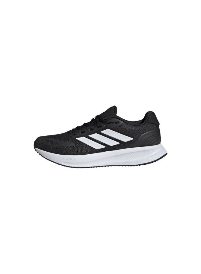 Adidas Adidas Runfalcon 5 Black Running Shoes For Men 6.5  - Image 3