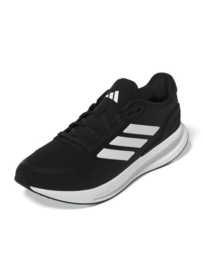 Adidas Runfalcon 5 Black Running Shoes For Men 6.5  - Image 2