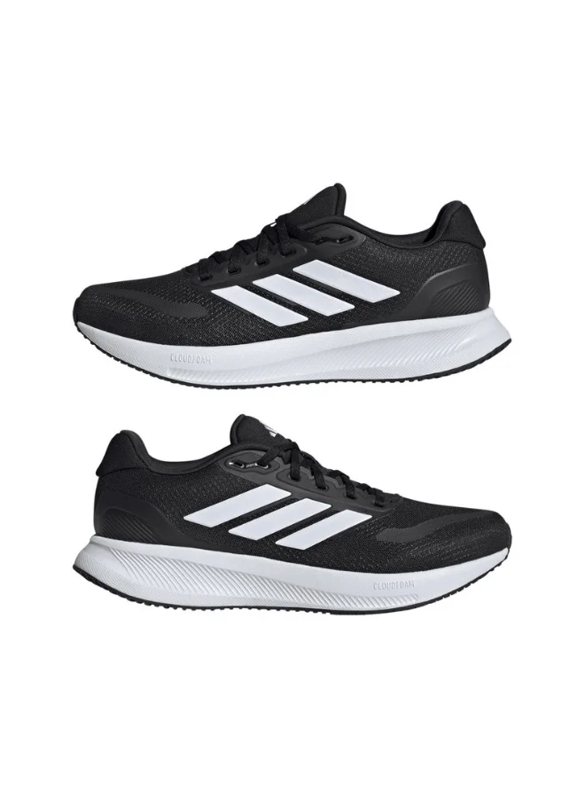 Adidas Runfalcon 5 Black Running Shoes For Men 6.5