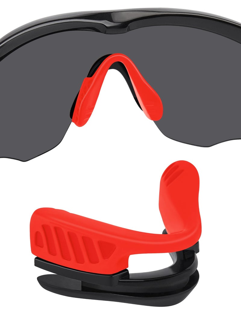 BLAZERBUCK Replacement Nose Pads Nose Piece for Oakley M2 Frame M2 Frame XL Sunglass - Red - Image 1