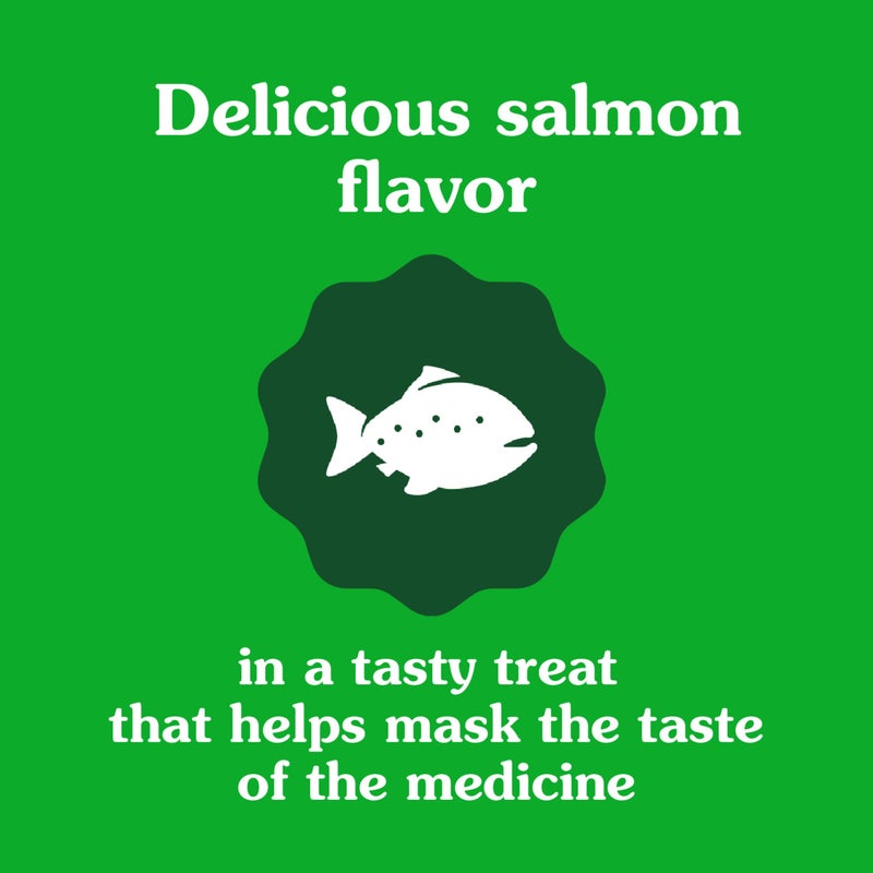 Greenies Feline Pill Pockets for Cats Natural Soft Cat Treats, Salmon Flavor, 1.6 oz. Pouch (45 Treats) - Image 4